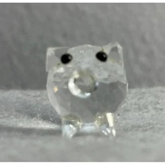 Swarovski Crystal Pig 1" Figurine (some damage) Smalll collectible - Picture 2 of 6
